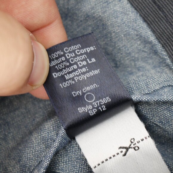 J crew sport coat Mens small Unstructured Cotton Twill Microstripe Blazer Jacket - Picture 15 of 16